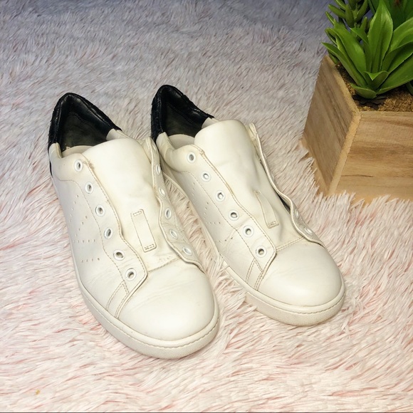 Vince White Leather Sneakers - Picture 3 of 12